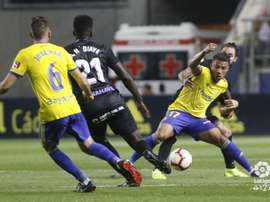 Empate entre Cádiz y Málaga en el Carranza. LaLiga