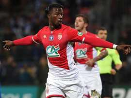 Keita Baldé encarriló la victoria del Mónaco en Copa. AFP