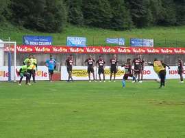 Napoli - Wolfsburg. Captura/SSCNapoli