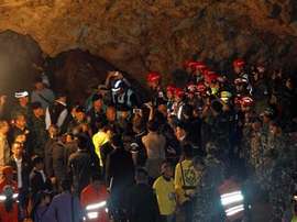Los 12 niños y el entrenador fueron rescatados. EFE