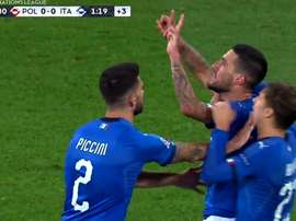 Italia acabó imponiéndose por 0-1. Captura/UnivisionSports
