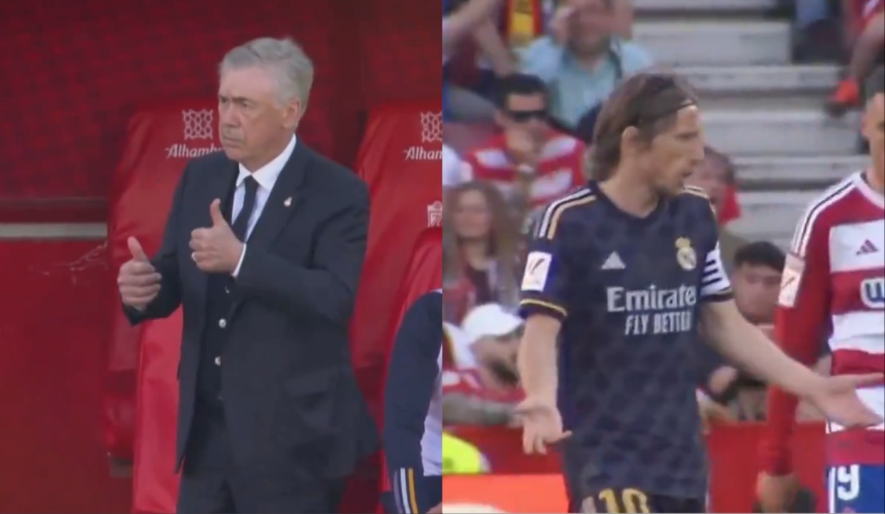 El pacto Ancelotti-Modric en Granada: ¿Te cambio o no?