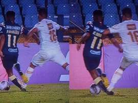 La brutal entrada que recibió Ibargüen... ¡no fue castigada ni con amarilla! Captura