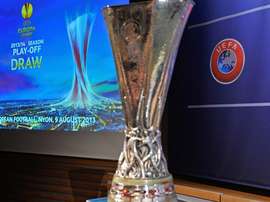 Europa League trophy. FIFA