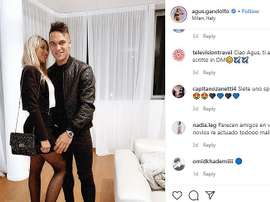 Lautaro conheceu seu amor graças a Wanda. Instagram/agus.gandolfo