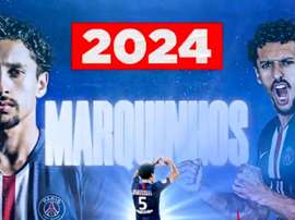 Marquinhos, renewed until 2023. Twitter/PSG_inside