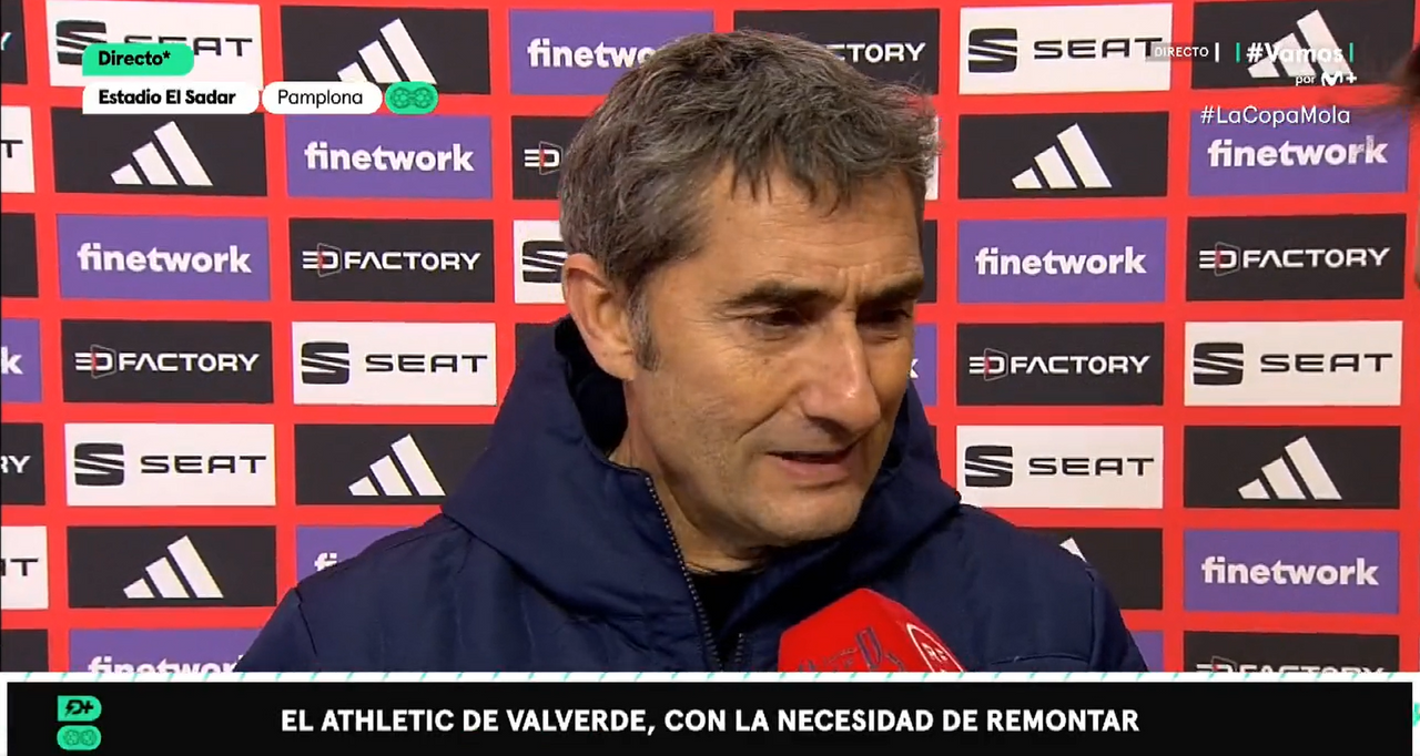 Valverde dio como "favorito" a Osasuna para el partido de vuelta