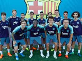 Imagen de los canteranos del Barcelona que estarán en la gira norteamericana. FCBarcelona