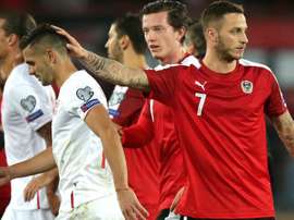 Arnautovic fue la gran figura del partido. EFE