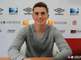 Marco Borgnino llega a Estudiantes de La Plata cedido con opción de compra. Web/Estudiantesdel