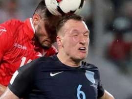 Phil Jones se moque lui-même de ses 'memes'. AFP