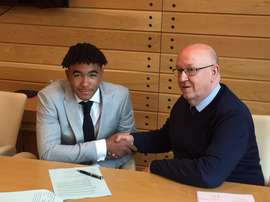 James is currently on loan to Wigan. Twitter/ReeceJames