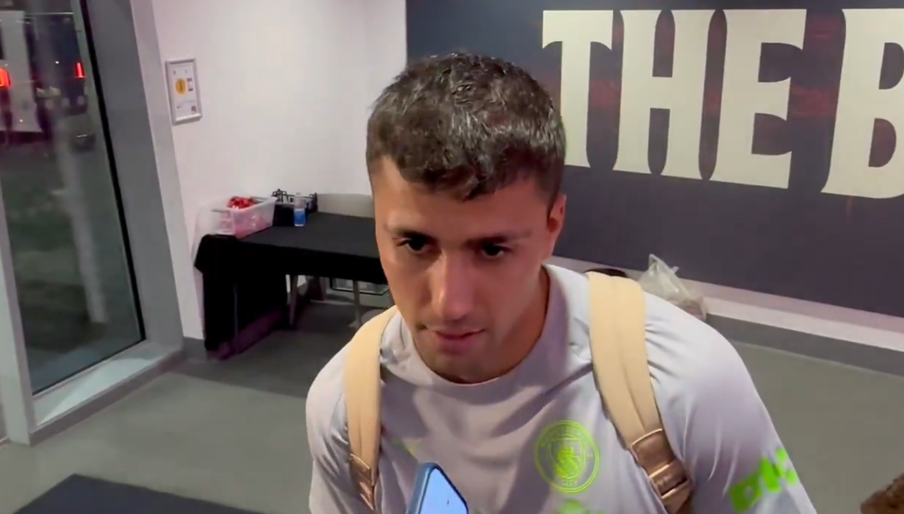 "I'm not too worried, the goal is to be available after the break" - Rodri on his recent injury