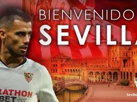 Suso ya es jugador del Sevilla. Twitter/SevillaFC