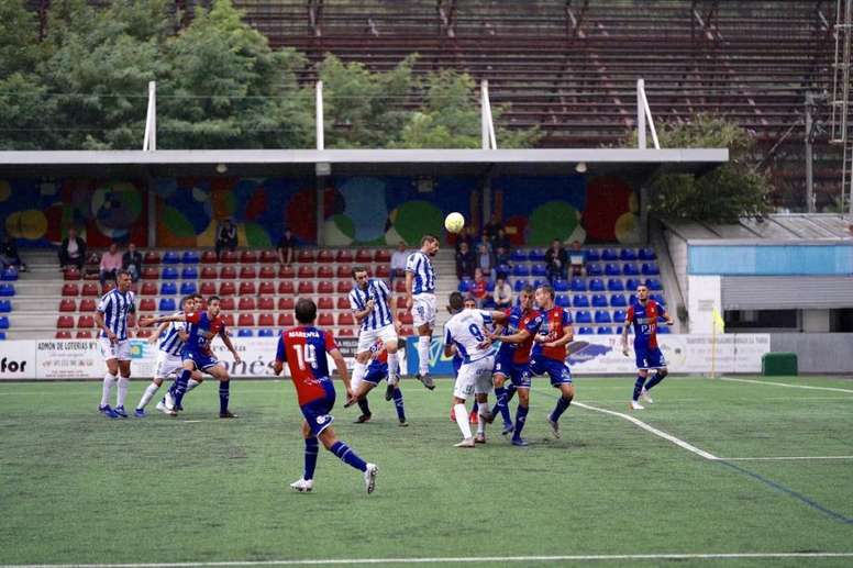Villapalos da los tres primeros puntos de la temporada al Atlético Baleares. Twitter/atleticbalears