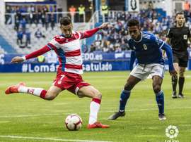 El Oviedo acabó empatando con el Granada. LaLiga