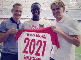 Samassékou a prolongé jusqu'en 2021. Twitter/Samassékou