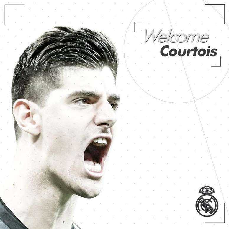 Courtois firma hasta 2024. Twitter/RealMadrid