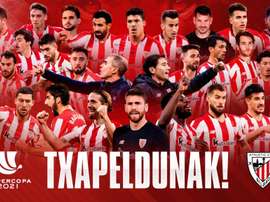El detallazo del Athletic con Garitano. Twitter/AthleticClub