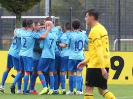 Del 1-4 del Atlético al 3-4 del Borussia Dortmund. Twitter/AtletiAcademia