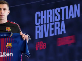 Cristian Rivera cambiará de camiseta azulgrana. FCBarcelona
