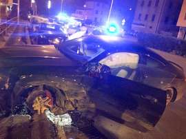 Defrel, victime d'un accident de la route. FOXSportsIT