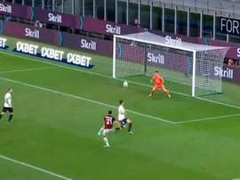 Ibrahimovic hizo su décimo gol en Liga. Captura/Vamos