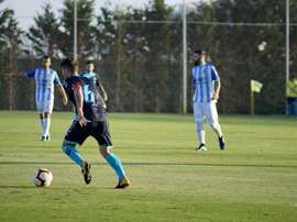 Lado marcó por partida doble para el Albacete. Twitter/AlbaceteBPSAD