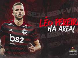 Leo Pereira has moved to Flamengo. Twitter/Flamengo