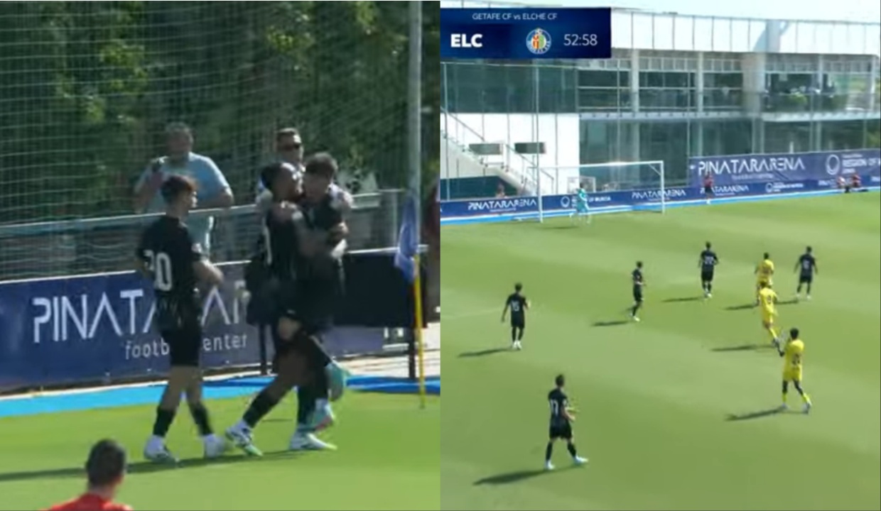Estreno de Álvaro ante sus ex y gol surrealista de Mayoral sin portero