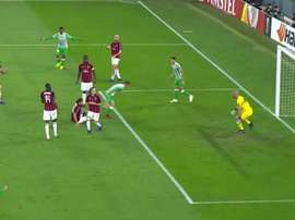Lo Celso swept home beautifully to open the scoring. Screenshot/Movistar+