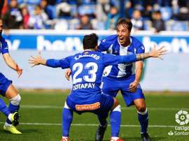 Tomás Pina abrió el marcador ante el Valladolid. LaLiga