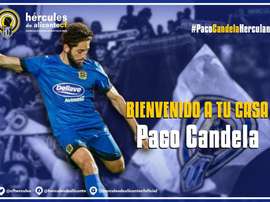 Paco Candela es el segundo fichaje del Hércules de este mercado invernal. Twitter