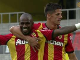 El Lens venció con seriedad al Girondins de Burdeos. Captura/TelefootDirect