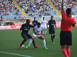 Vinicius volvió a ser protagonista en el Castilla. Twitter/CyDLeonesa