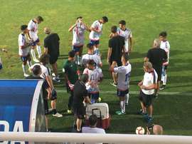 El zaguero se vistió de héroe. Twitter/RayoMajadahonda