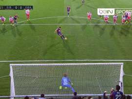 Imagen del penalti de Adrián ante el Granada. BeinSports