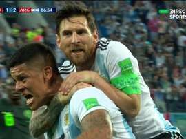 Le latéral a inscrit le but du 2-1. Capture/BBCTV