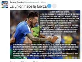 Sandro fue uno de los jugadores que arroparon a Boyko. SandroRamirez
