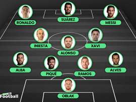 Este es el XI ideal de la década en la Liga. BeSoccer