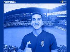 Javi Hernández estuvo la pasada campaña en las filas de El Ejido 2012. Twitter/RealOviedo