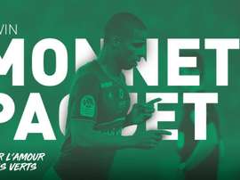 Kévin Monnet-Paquet juega en el Saint Etienne desde la campaña 2014-15. Twitter/ASSEofficiel