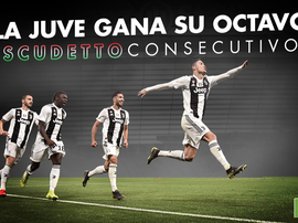 Juve have now won eight Serie A title on the bounce. BeSoccer