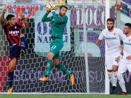 O time 'viola' reduziu, mas acabou mesmo saindo derrotado de Crotone. Twitter/Fiorentina