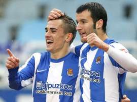Former Real Sociedad teammate spoke of Griezmann's time in Real Sociedad. EFE