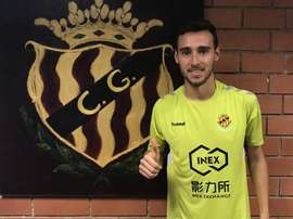 Imanol jugará hasta junio en el Nàstic. Twitter/NasticTarragona