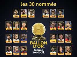 candidatos al Balón de Oro 2017. FranceFootball