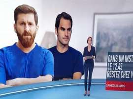 Televisão francesa confunde Messi com seu famoso imitador. Captura/M6