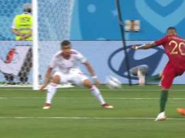 Quaresma a ouvert le score face à l'Iran. Capture