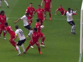 O golo de Haller que assustou o Bayern. Captura/FOX